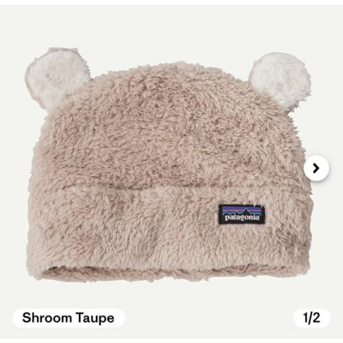 Shroom Taupe/ Baby Furry Friends Fleece Hat