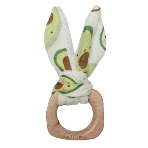 Bunny Ear Teether, Avocado