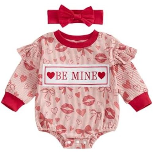 Newborn Baby Girl Easter Outfit Bunny Bubble Romper Sweatshirt Infant Long Sleeve Onesie Spring Summer Clothes