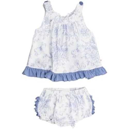 RuffleButts Baby/Toddler Girls Swing Top & Bloomer Coordinated Set