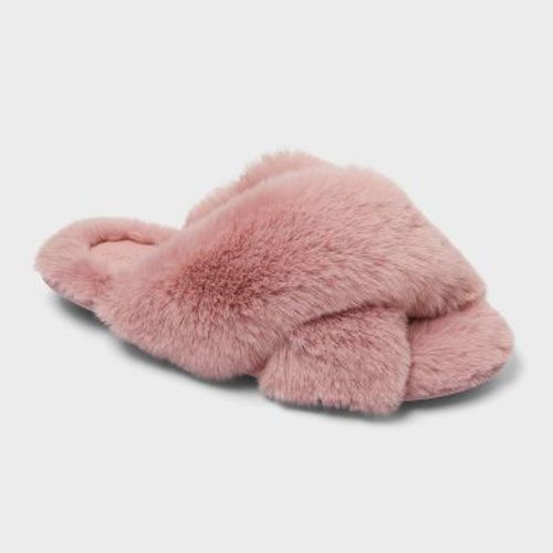 Women's Paris X-Band Scuff Slippers - Auden™ Pink M