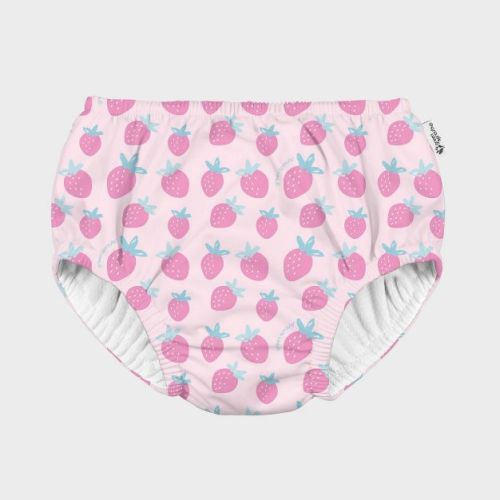 Green Sprouts Baby Eco Pull-up Reusable Swim Diaper Sweet Strawberries - Pink 12M