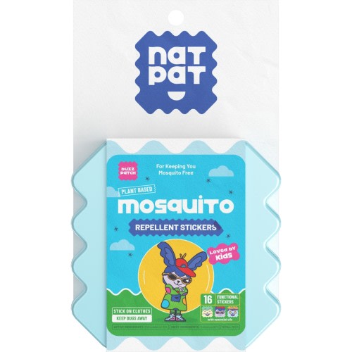 Natpat Buzz Patch Mosquito Repellent Sticker Patches 16 pack | Woolworths