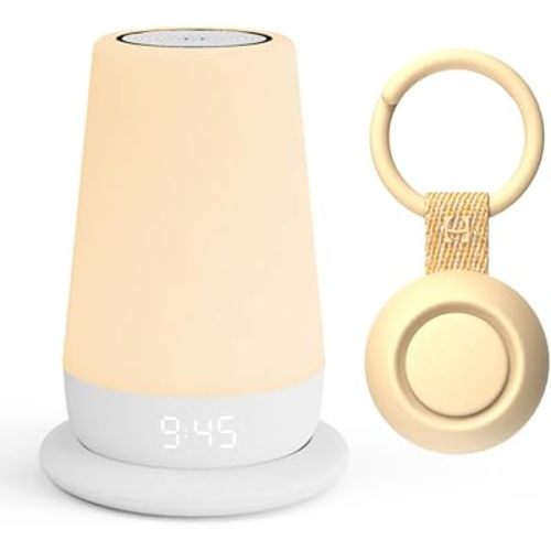 Rest+ 2nd Gen Baby Sleep Bundle Includes Hatch Rest+ 2nd Gen and Portable Rest Go | Sleep Sounds for Nursery, Travel and Registry (Honey)