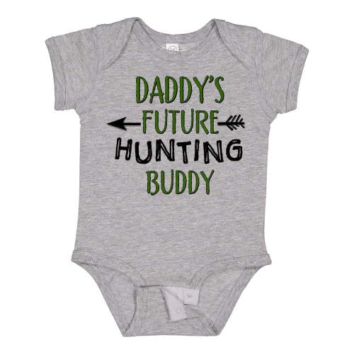 Inktastic Daddys Future Hunting Buddy Boys or Girls Baby Bodysuit
