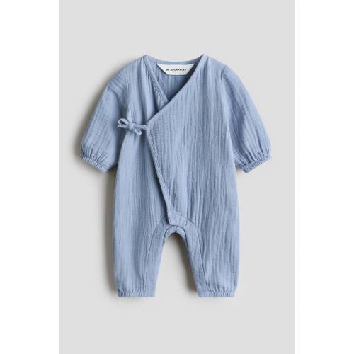 COTTON MUSLIN ROMPER SUIT