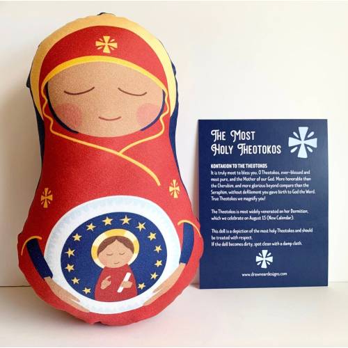 Theotokos Snuggly Saints Doll