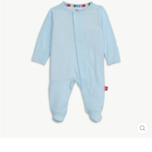 Magnetic Me- Pin Dot Blue Footie