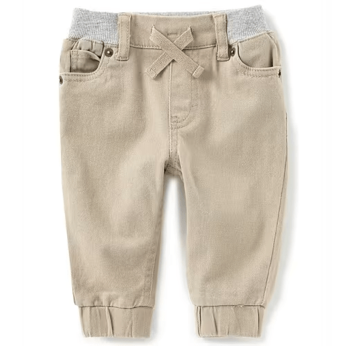 Levi's® Baby Boys Brushed-Twill Jogger Pants Revolver Gray