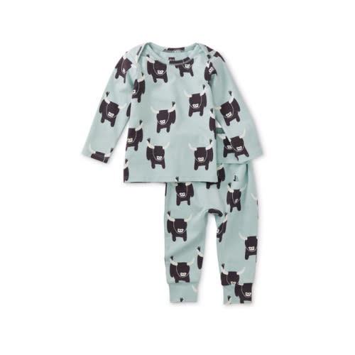 Baby Lap Shoulder Top Set | Tea Collection
