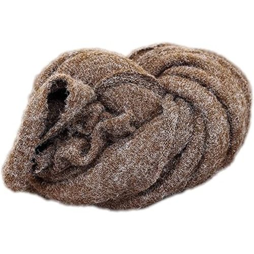 Zeroest Newborn Photography Wrap - Newborn Photoshoot Props for Boys & Girls - Stretch Knit Blanket for Baby Photo Prop (Coffee, Small)