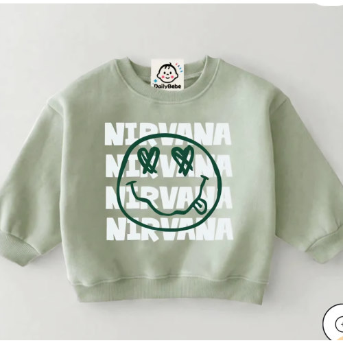 NIRVANA Baby & Kids Smiley Sweatshirt