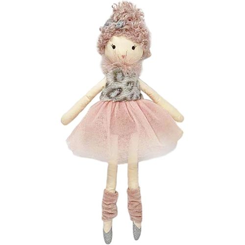 MON AMI Lola Leopard Ballerina Stuffed Doll – 18”, Plush Ballerina Doll for Girls, Use as Toy or Room Decor, Gift for Kids of All Ages