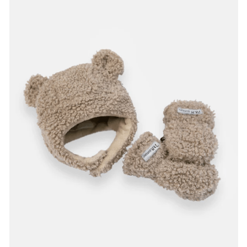 Cub Set - Teddy | Hat & Mittens, 0-6M