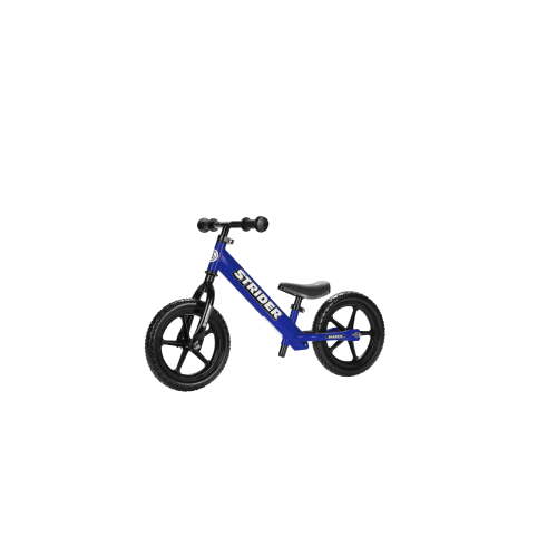 Strider 12 Classic Bike, Blue - No Pedal Balance Bicycle for Kids 1 to 3 Years