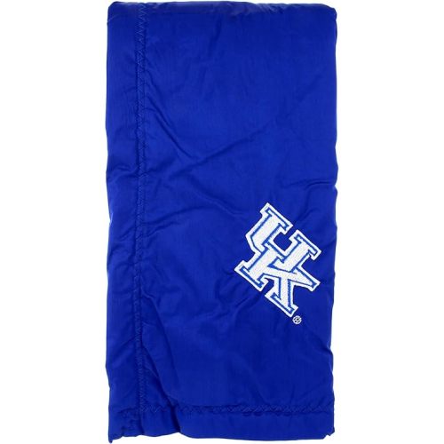 Comfy Feet Everything Comfy Kentucky Wildcats Silky and Super Soft Plush Baby Blanket, 28" x 28"