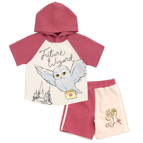 Harry Potter Pullover Hoodie and French Terry Shorts Newborn to Little Kid Sizes (Newborn - 5)