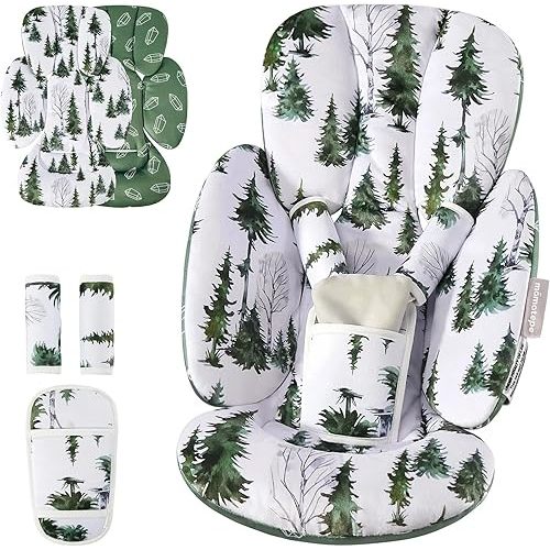 Infant Car Seat Insert Babybody Support for Newborn Infant Toddler, Soft Breathable Fabric, Compatible with 3 to 5 Point Harness Systems, Fit for Carseats, Strollers, Swing