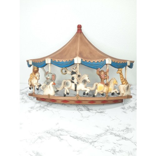 Vintage Merry Go Round Carousel Kids Universal Statuary Corp 1979 Wall Decor