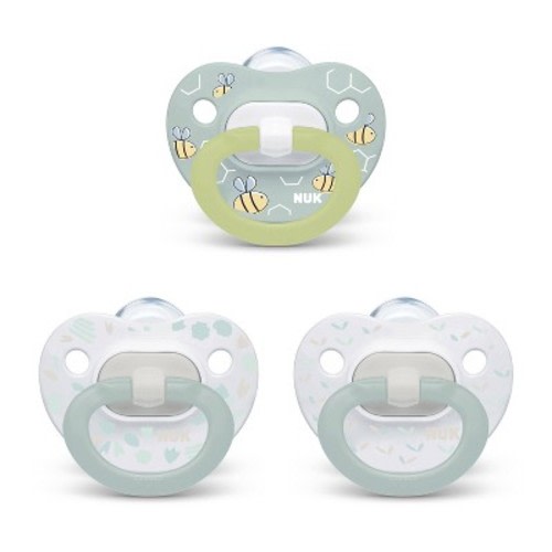 NUK Classic Pacifier Value Pack 0-6m - 3ct