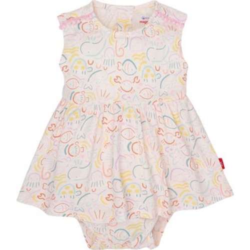 So-Fish-Ticated Skirted Bodysuit, 6-9M