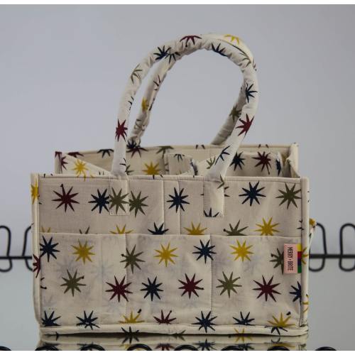 Star Print Nappy Caddy