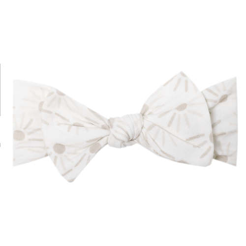 Knit Headband Bow - Shine