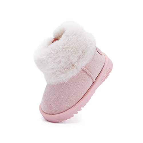 BMCiTYBM Girls Boys Snow Boots Warm Winter Fur Lined Baby Shoes (Infant/Toddler/Little Kid)