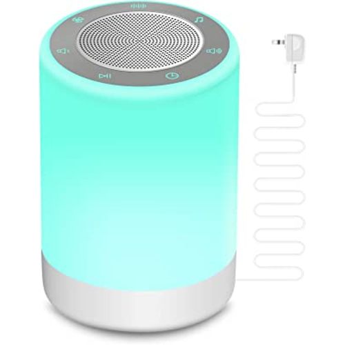 Sound Machine,White Noise Machine for Baby with Night Light, 32 High Fidelity Sounds,Plug in,5 Timers & Memory Feature, Noise Machine for Baby Kids Adults,Home