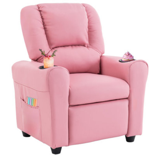 Harriet Bee Esca Kids Recliner with 2 Cup Holder & Reviews | Wayfair