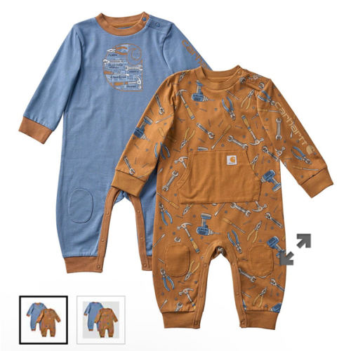 Boys' 2-Piece Long Sleeve Tool Coveralls Set (Baby) | Carhartt