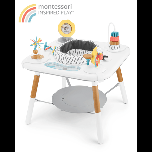 Baby Discoverosity Montessori-Inspired 3-Stage Activity Center & Play Table