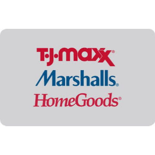 Marshalls, TJ Maxx, Home Goods Gift Card