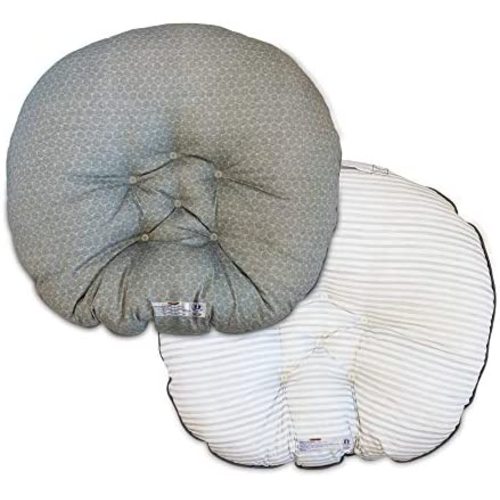Boppy Preferred Newborn Lounger, Gray Penny Dot