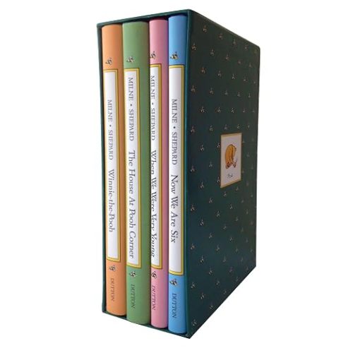 Pooh's Library: Winnie-The-Pooh, The House At Pooh Corner, When We Were Very Young, Now We Are Six (Pooh Original Edition)