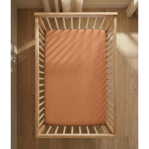 HushDry™ 2-in-1 Waterproof Fitted Crib Sheet Viscose from Bamboo Hazel