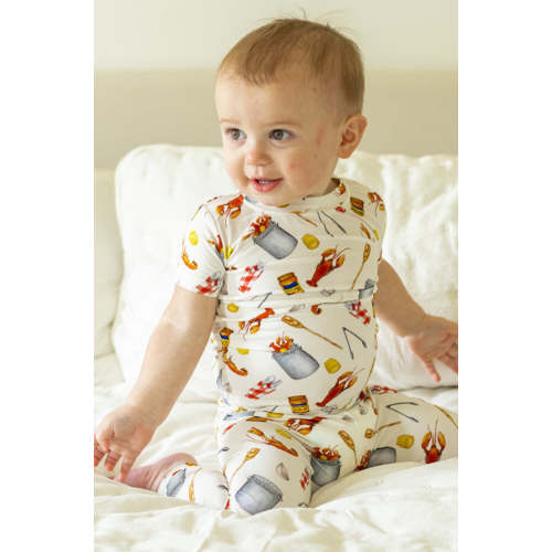 Crawfish Boil 2 Piece Bamboo Pajama Set