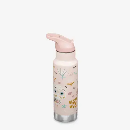 12 oz Classic Kid's Insulated Water Bottle with Flip Seal Sport Cap and Straw