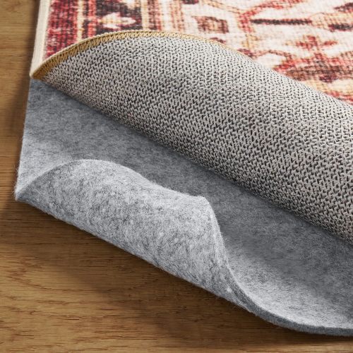 Rug Pad-Non Slip Protect Pads 8x10 ft Extra Thick Carpet Protector Underpad Cushion 1/4" -Low Pile Super Soft Underlay Rug Pads for Living Room Bedroom Dining Room Underpadding
