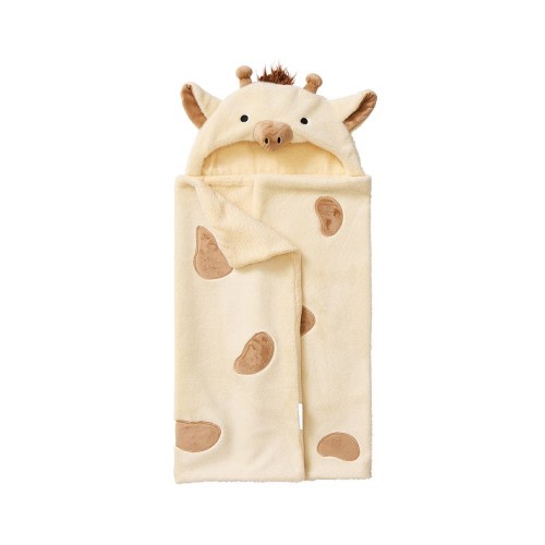 Luxe Faux Fur Critter Baby Hooded Towel Collection