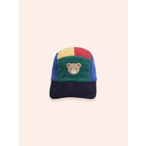 Colour Block Cord Panel Cap