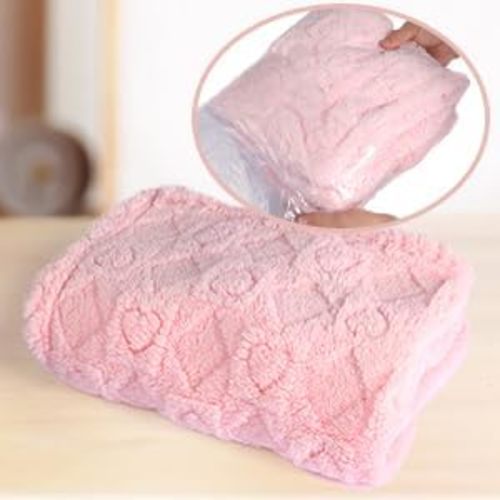 5 Pcs Baby Blanket Heart Checkered Ultra Soft Gift-Ready Plush for Newborns, Nursery & Stroller 30"x40" Beige Gray Blue Purple Light Pink