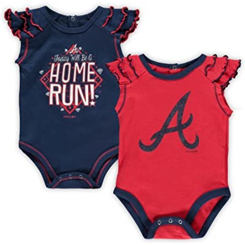 Outerstuff MLB Newborn & Infants 0-24 Months Girls Shining All Star 2 Piece Bodysuit Creeper Set