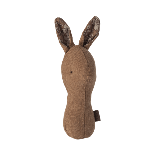 Lullaby friends, Bunny rattle - Chocolate