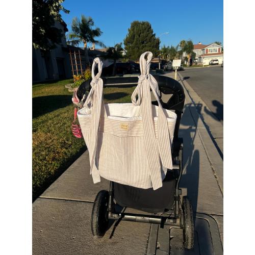 Stroller Bag, Stroller caddy, Stroller organizer,Babyshower gift,new mom essentials,baby gear,Beach tote, on the go tote, Car bag, Dance bag