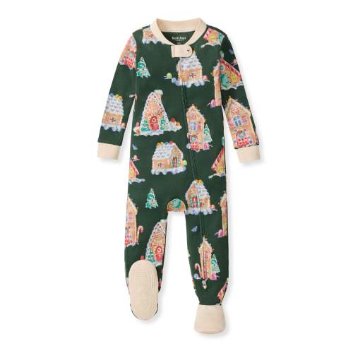 Gingerbread Houses Sleeper Footed PJs | Burt’s Bees Baby® – Burt's Bees Baby