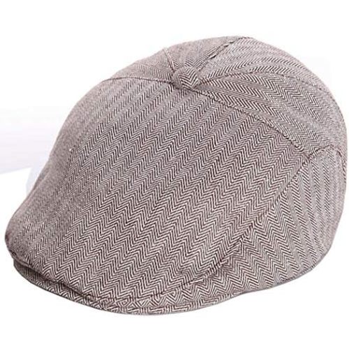 INOGIH Boys Tweed-Newsboy Cap Toddler Cotton Beret Hat 6M to 2 Year
