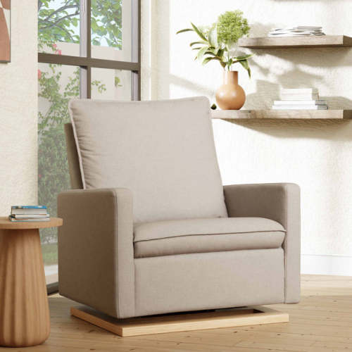 Pillowback Chair and a Half Glider in Eco-Performance Fabric | Water Repellent & Stain Resistant