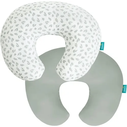 Biloban Nursing Pillow Cover 2 Pack Fit for Boppy Pillow, Breathable & Skin-Friendly Nursing Slipcovers for Breastfeeding Mom, Comfortable & Machine Washable Nursing Covers