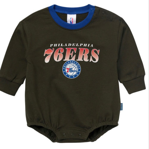 Baby Neutral Philadelphia Sixers Sweatshirt Bubble Romper – Gerber Childrenswear